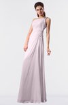ColsBM Moriah Blush Simple Sheath Sleeveless Chiffon Floor Length Sequin Bridesmaid Dresses
