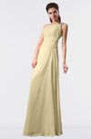 ColsBM Moriah Cornhusk Simple Sheath Sleeveless Chiffon Floor Length Sequin Bridesmaid Dresses