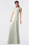 ColsBM Moriah Ivory Simple Sheath Sleeveless Chiffon Floor Length Sequin Bridesmaid Dresses