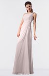 ColsBM Moriah Light Pink Simple Sheath Sleeveless Chiffon Floor Length Sequin Bridesmaid Dresses
