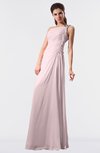 ColsBM Moriah Petal Pink Simple Sheath Sleeveless Chiffon Floor Length Sequin Bridesmaid Dresses