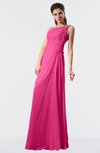 ColsBM Moriah Rose Pink Simple Sheath Sleeveless Chiffon Floor Length Sequin Bridesmaid Dresses