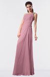 ColsBM Moriah Rosebloom Simple Sheath Sleeveless Chiffon Floor Length Sequin Bridesmaid Dresses