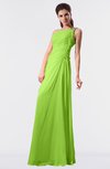 ColsBM Moriah Sharp Green Simple Sheath Sleeveless Chiffon Floor Length Sequin Bridesmaid Dresses
