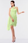 ColsBM June Butterfly Hawaiian A-line One Shoulder Chiffon Pleated Bridesmaid Dresses