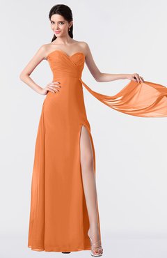 ColsBM Vivian Mango Modern A-line Sleeveless Backless Split-Front Bridesmaid Dresses