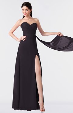 ColsBM Vivian Perfect Plum Modern A-line Sleeveless Backless Split-Front Bridesmaid Dresses
