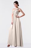 ColsBM Nayeli Cream Pink Plain Empire Sleeveless Zip up Floor Length Pleated Bridesmaid Dresses
