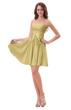 ColsBM Ally Gold Cute Sweetheart Backless Chiffon Mini Homecoming Dresses