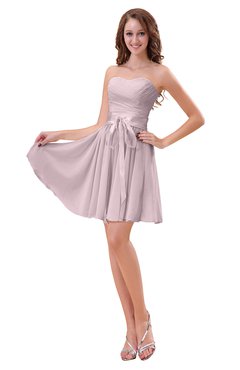 ColsBM Ally Pale Lilac Cute Sweetheart Backless Chiffon Mini Homecoming Dresses