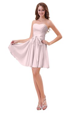 ColsBM Ally Petal Pink Cute Sweetheart Backless Chiffon Mini Homecoming Dresses