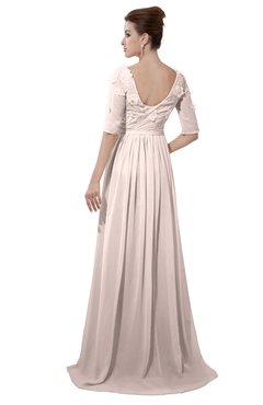 ColsBM Emily Silver Peony Casual A-line Sabrina Elbow Length Sleeve Backless Beaded Bridesmaid Dresses