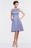 ColsBM Gloria Lavender Plain A-line Sleeveless Satin Knee Length Graduation Dresses