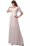 ColsBM Alaia Angel Wing Modest Short Sleeve Chiffon Floor Length Beading Bridesmaid Dresses