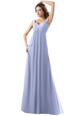 ColsBM Diana Lavender Modest Empire Thick Straps Zipper Floor Length Ruching Prom Dresses