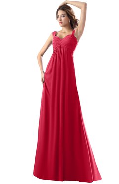 ColsBM Diana Lollipop Modest Empire Thick Straps Zipper Floor Length Ruching Prom Dresses