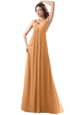 ColsBM Diana Pheasant Modest Empire Thick Straps Zipper Floor Length Ruching Prom Dresses