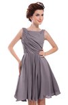 ColsBM Courtney Cameo Modest A-line Bateau Sleeveless Zip up Ruching Homecoming Dresses