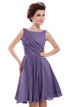 ColsBM Courtney Lilac Modest A-line Bateau Sleeveless Zip up Ruching Homecoming Dresses