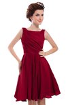 ColsBM Courtney Scooter Modest A-line Bateau Sleeveless Zip up Ruching Homecoming Dresses