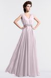 ColsBM Cordelia Blush Vintage A-line Sleeveless Chiffon Floor Length Pleated Bridesmaid Dresses