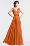 ColsBM Cordelia Mango Vintage A-line Sleeveless Chiffon Floor Length Pleated Bridesmaid Dresses