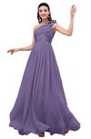 ColsBM Leilani Chalk Violet Cinderella A-line Asymmetric Neckline Sleeveless Zipper Chiffon Bridesmaid Dresses