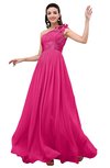 ColsBM Leilani Fandango Pink Cinderella A-line Asymmetric Neckline Sleeveless Zipper Chiffon Bridesmaid Dresses