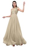 ColsBM Leilani Novelle Peach Cinderella A-line Asymmetric Neckline Sleeveless Zipper Chiffon Bridesmaid Dresses