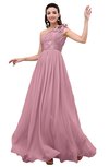 ColsBM Leilani Rosebloom Cinderella A-line Asymmetric Neckline Sleeveless Zipper Chiffon Bridesmaid Dresses