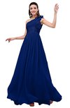ColsBM Leilani Sodalite Blue Cinderella A-line Asymmetric Neckline Sleeveless Zipper Chiffon Bridesmaid Dresses