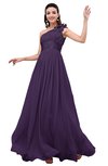 ColsBM Leilani Violet Cinderella A-line Asymmetric Neckline Sleeveless Zipper Chiffon Bridesmaid Dresses