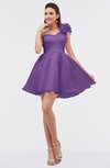 ColsBM Itzel Hyacinth Elegant A-line Sleeveless Zip up Short Flower Bridesmaid Dresses