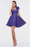 ColsBM Itzel Purple Opulence Elegant A-line Sleeveless Zip up Short Flower Bridesmaid Dresses