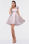 ColsBM Itzel Shrinking Violet Elegant A-line Sleeveless Zip up Short Flower Bridesmaid Dresses