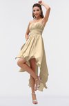 ColsBM Maria Apricot Gelato Romantic A-line Strapless Zip up Ruching Bridesmaid Dresses