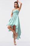 ColsBM Maria Blue Glass Romantic A-line Strapless Zip up Ruching Bridesmaid Dresses