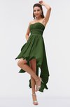 ColsBM Maria Garden Green Romantic A-line Strapless Zip up Ruching Bridesmaid Dresses