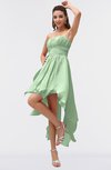 ColsBM Maria Light Green Romantic A-line Strapless Zip up Ruching Bridesmaid Dresses