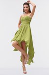 ColsBM Maria Linden Green Romantic A-line Strapless Zip up Ruching Bridesmaid Dresses