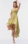 ColsBM Maria New Wheat Romantic A-line Strapless Zip up Ruching Bridesmaid Dresses