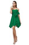 ColsBM Rosalie Green Princess A-line Backless Chiffon Short Party Dresses