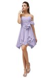 ColsBM Rosalie Light Purple Princess A-line Backless Chiffon Short Party Dresses