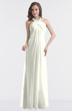 ColsBM Maeve Ivory Classic A-line Halter Backless Floor Length Bridesmaid Dresses