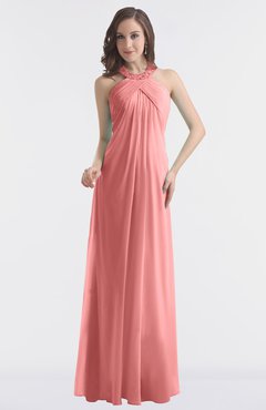 ColsBM Maeve Lantana Classic A-line Halter Backless Floor Length Bridesmaid Dresses