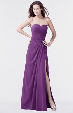 ColsBM Mary Dahlia Elegant A-line Sweetheart Sleeveless Floor Length Pleated Bridesmaid Dresses