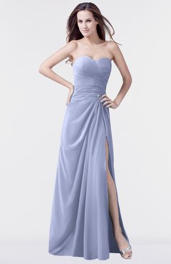 ColsBM Mary Lavender Elegant A-line Sweetheart Sleeveless Floor Length Pleated Bridesmaid Dresses