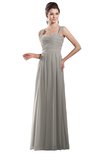 ColsBM Alena Ashes Of Roses Simple A-line Sleeveless Chiffon Floor Length Pleated Evening Dresses