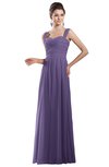 ColsBM Alena Chalk Violet Simple A-line Sleeveless Chiffon Floor Length Pleated Evening Dresses