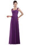 ColsBM Alena Dahlia Simple A-line Sleeveless Chiffon Floor Length Pleated Evening Dresses